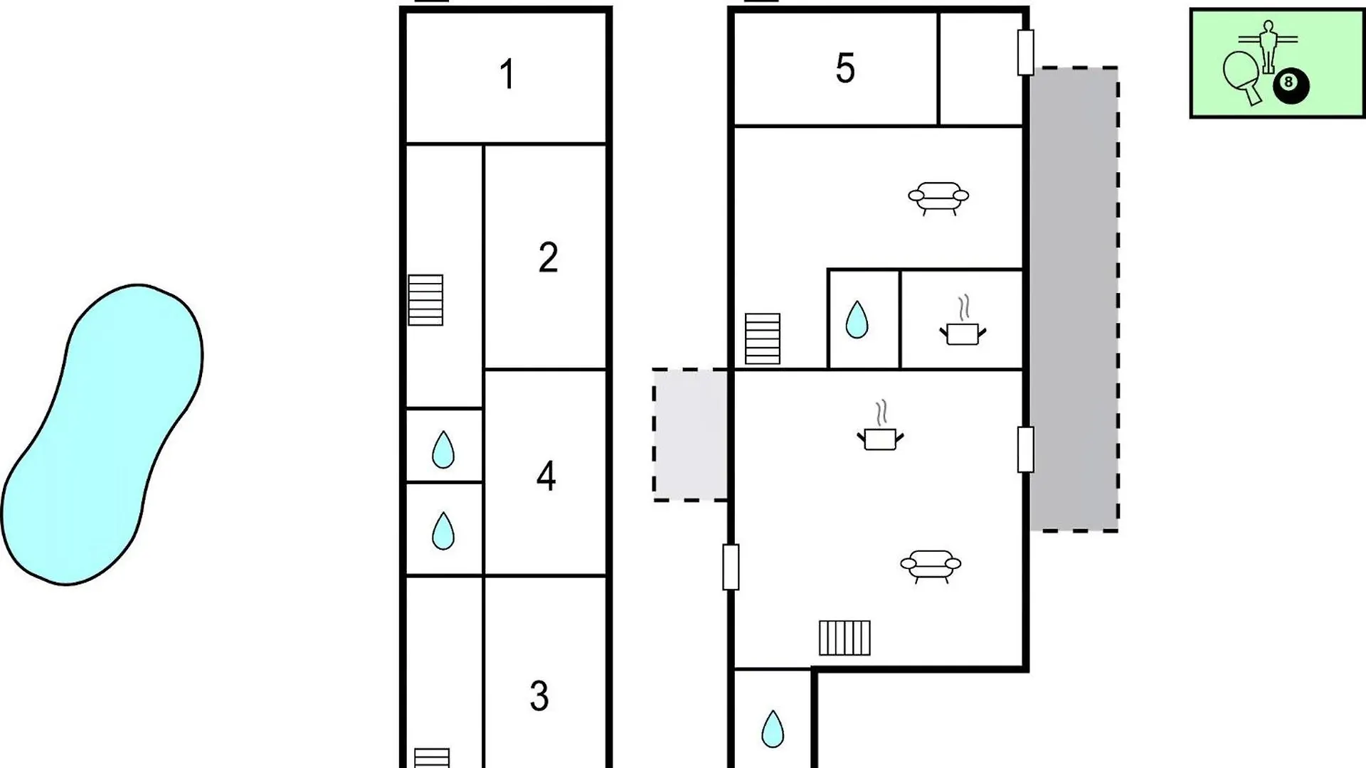 別荘 5 Bedroom Cozy Home In Galižana